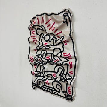 Soyz Bank (1988) - Keith Haring – Stacked Figures – 1985
