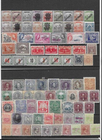 différents pays 1900/1945 - Collection de timbres.
