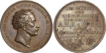 Brons medaille 1842 Berlin, Verzenden