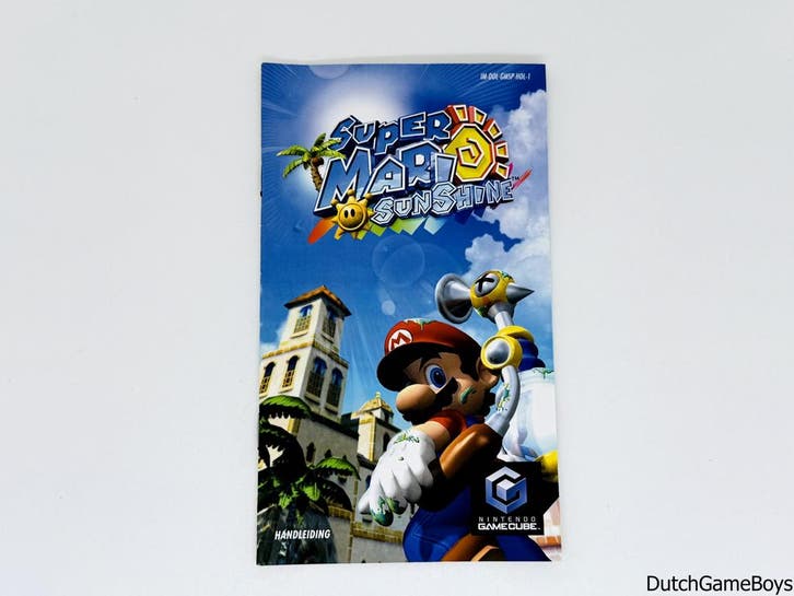 Nintendo Gamecube - Super Mario Sunshine - HOL - Manual, Games en Spelcomputers, Spelcomputers | Nintendo Consoles | Accessoires