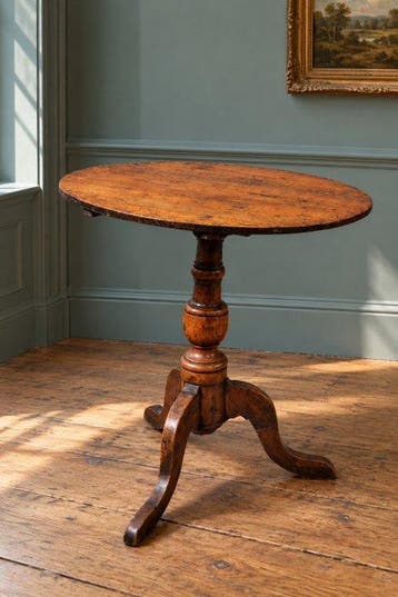 Table dappoint - petite table à plateau basculant - Chêne