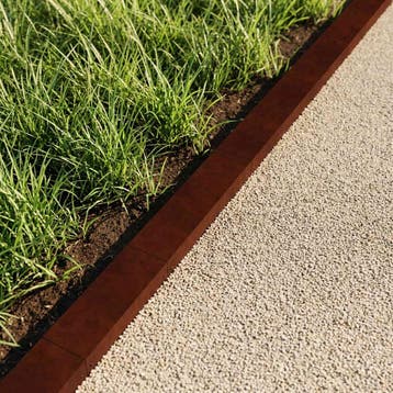 vidaXL Afdekprofiel voor tuinranden 10 st 100 x 10 x 5 cm, Verzenden, Nieuw