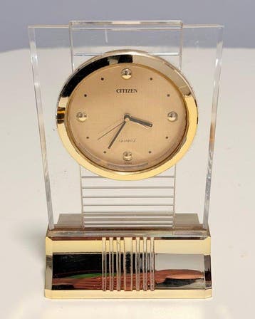Klok - Citizen - Mid-century modern - Dorado - 1980-1990