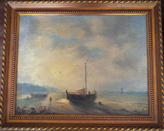 Adrianus David Hilleveld (1838-1869), Kring van -, Antiquités & Art, Art | Peinture | Classique