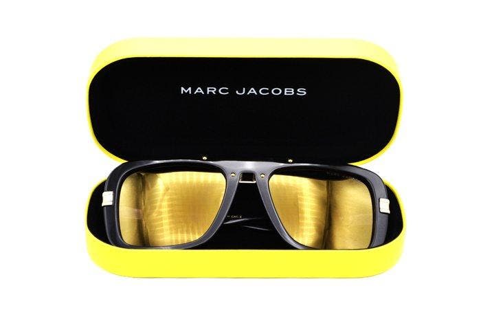 Marc Jacobs - 670S 807FQ - Black Acetate & Gold Metal Design, Handtassen en Accessoires, Zonnebrillen en Brillen | Dames