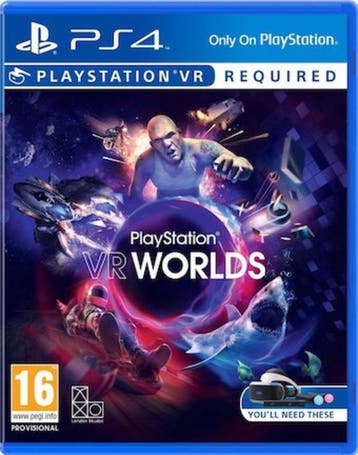 Playstation VR Worlds (VR Only) (PS4 Games), Ophalen of Verzenden, Zo goed als nieuw