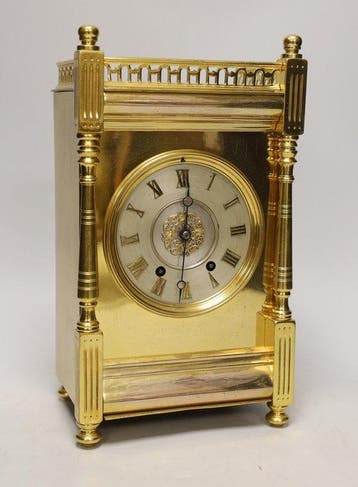 Mantelklok - Staal, messing en kristal - 1850-1900 -