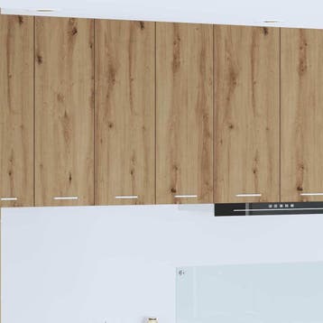 vidaXL Hangkast Artisan Eiken 60 x 31 x 80 cm Bewerkt hout, Verzenden, Nieuw