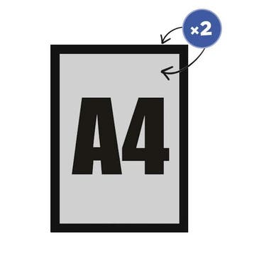 Magnetische Wissellijst | Zwart | Dubbelzijdig | A4-Formaat, Verzenden, Nieuw in verpakking