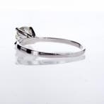 Zonder minimumprijs - Verlovingsring - 14 karaat Witgoud -