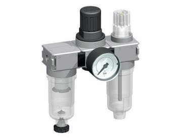 FRL 3 Parties G1/8 750l/min 0.2-6.0bar/3-87psi Semi-Auto, Verzenden