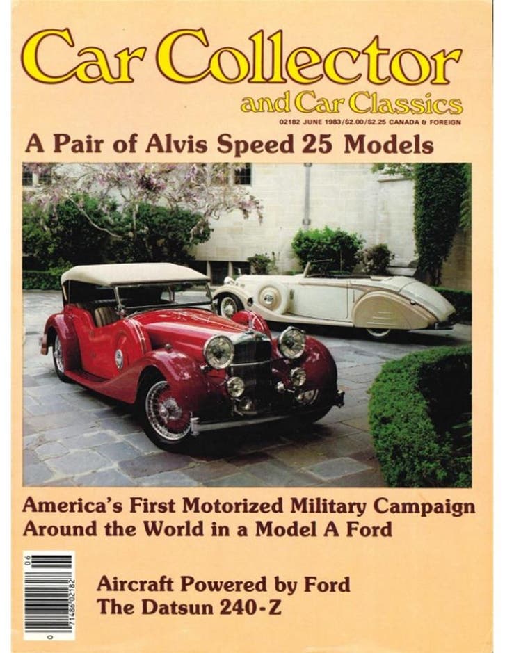 1983 CAR COLLECTOR AND CAR CLASSICS MAGAZINE 06 ENGELS, Livres, Autos | Brochures & Magazines