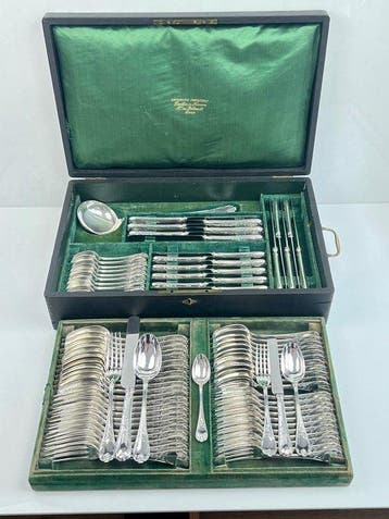Christofle - Bestekset (86) - Marly - originele kist - Belle