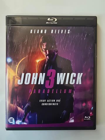 JOHN WICK 3 PARABELLUM (BLURAY), Gebruikt