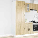 vidaXL Keukenkast Kalmar bewerkt hout sonoma eikenkleurig, Huis en Inrichting, Verzenden, Nieuw
