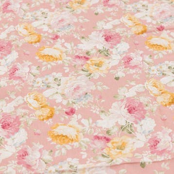 BA246 - Bloemenbedsprei - Klaar voor gebruik – Roze