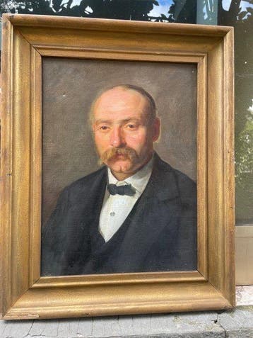Italiaanse school (XIX) - Ritratto di gentiluomo