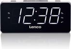 Wekkerradio met LED Display - Wit Lenco CR-18 SHOWMODEL, Elektronische apparatuur, Verzenden, Nieuw
