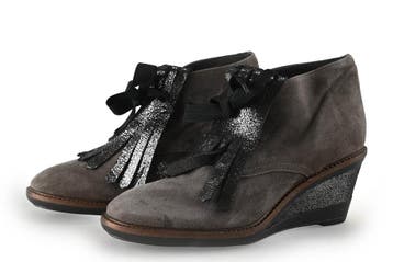 River Woods Sleehakken in maat 37 Grijs, Kleding | Dames, Verzenden, River Woods, Zo goed als nieuw, Schoenen met hoge hakken