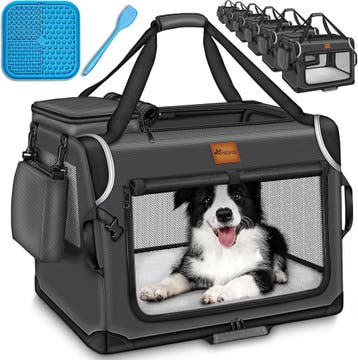 Reisbench hond - Draagtas hond - Transportbox - 70x52x52 cm, Verzenden