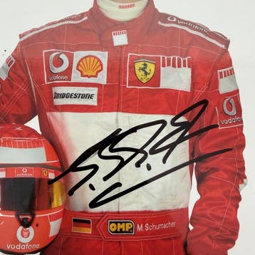 Ferrari - F1 - Rare Size 22x16 cm - Michael Schumacher -, Collections, Marques automobiles, Motos & Formules 1
