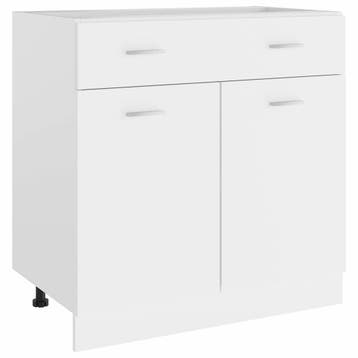 vidaXL Onderkast met lade Lyon 80x46x81,5 cm bewerkt hout, Verzenden