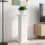 vidaXL Plantenstand 2 pcs Wit 30,5 x 30 x 80,5 cm Bewerkt, Verzenden