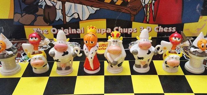 The original colección Chupa Chups - Schaakspel - Chupa, Antiquités & Art, Antiquités | Jouets