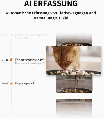 PETKIT Automatische Voerbak Kat 2 Bakjes Met Camera, 5L,..., Ophalen of Verzenden, Nieuw