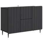 vidaXL Dressoir met lade Zwart 89 x 34,5 x 62 cm Bewerkt, Verzenden