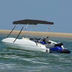 vidaXL Biminitop 4 bogen 243x210x137 cm zwart, Watersport en Boten, Verzenden, Nieuw