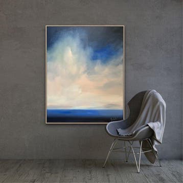 Anna Pavlenko (1984) - Meer Abstrakte Original Landschaft