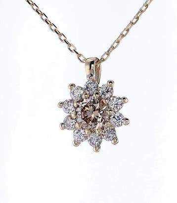 Zonder minimumprijs - Ketting met hanger - 14 karaat Geel
