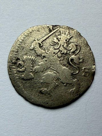 Nederland, Deventer 2 of Dubbele Stuiver 1707 (Zonder