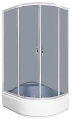 Sanifun douchecabine Kevano 1000 x 800 grafiet, Ophalen of Verzenden, Nieuw, Douche