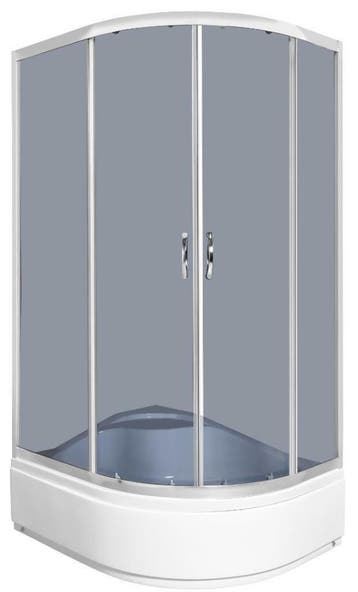 Sanifun douchecabine Kevano 1000 x 800 grafiet, Ophalen of Verzenden, Douche