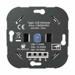 Universele LED wand dimmer 5-300W Fase aansnijding + fase, Verzenden, Nieuw