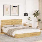 vidaXL Bedframe hoofdeinde zonder matras 160x200 cm massief, Verzenden, Nieuw