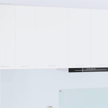 vidaXL Hangkast met opslag Wit 50 x 31 x 80 cm Bewerkt hout, Verzenden, Nieuw