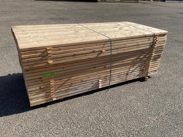 Veiling - 25x vuren plank geschaafd 240x18x3.8 cm, Bricolage & Construction, Bois & Planches