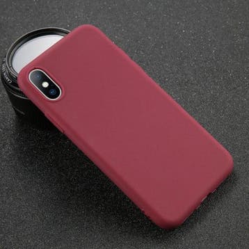 iPhone 8 Plus Ultraslim Silicone Hoesje TPU Case Cover Bruin, Verzenden