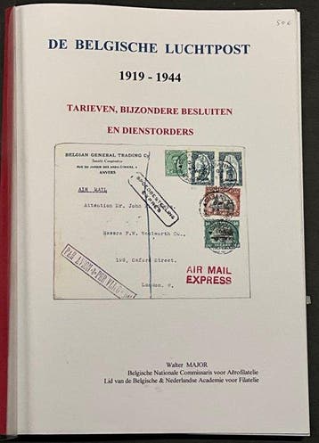 Littérature 1919/1999 - Littérature : La poste aérienne, Gestempeld