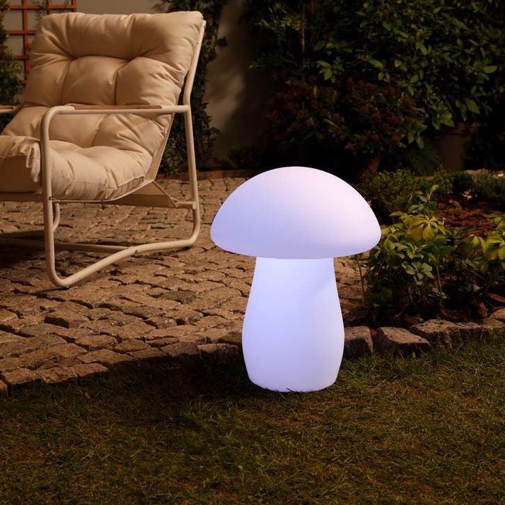 Lampe de jardin solaire - champignon - 16 couleurs | IP44, Tuin en Terras, Zonneschermen, Verzenden