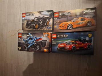 Lego Set - Speed Champions, Technic - 4 Sets