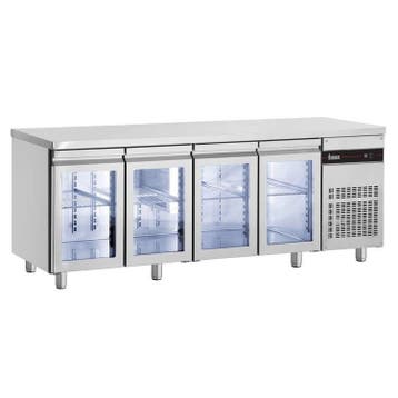 Koelwerkbank | 571L | 4 Glasdeuren (1/1 GN) | 0°C/+10°C  |, Verzenden, Nieuw in verpakking