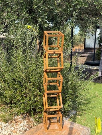 Ana Lucia B.M - Sculpture Corten - XXL - NO Reserve, Antiek en Kunst
