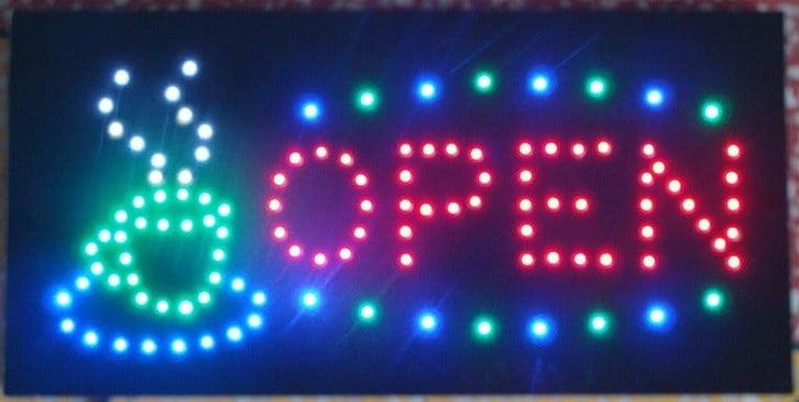 Coffee koffie lamp LED verlichting reclame bord lichtbak #C, Huis en Inrichting, Lampen | Overige, Nieuw, Verzenden