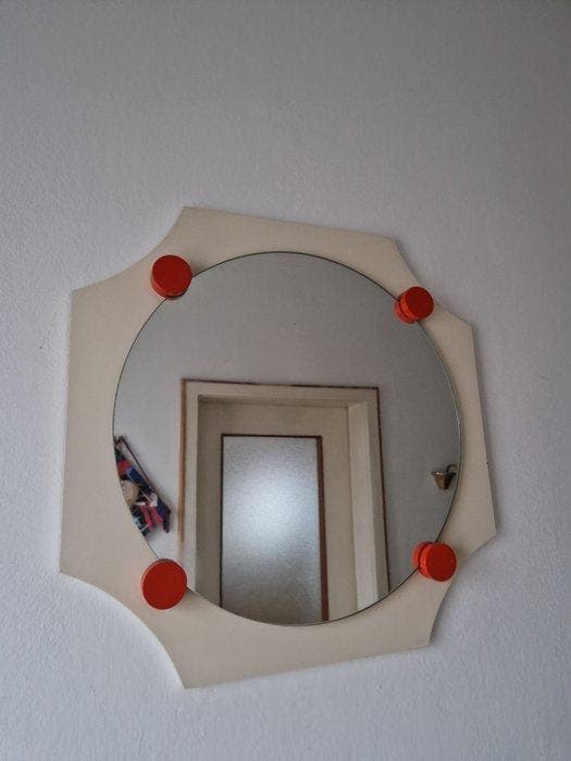Wandspiegel - Hout, Antiek en Kunst, Kunst | Designobjecten