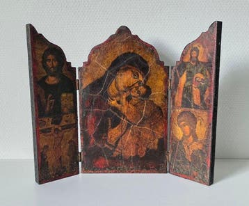 Triptyque - Bois - 1990-2000 - Mère des Dieux de Kazan.