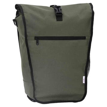 vidaXL Fietstas Olijfgroen 34 x 16 x 59 cm Polyester, Fietsen en Brommers, Fietsaccessoires | Fietstassen, Verzenden, Nieuw